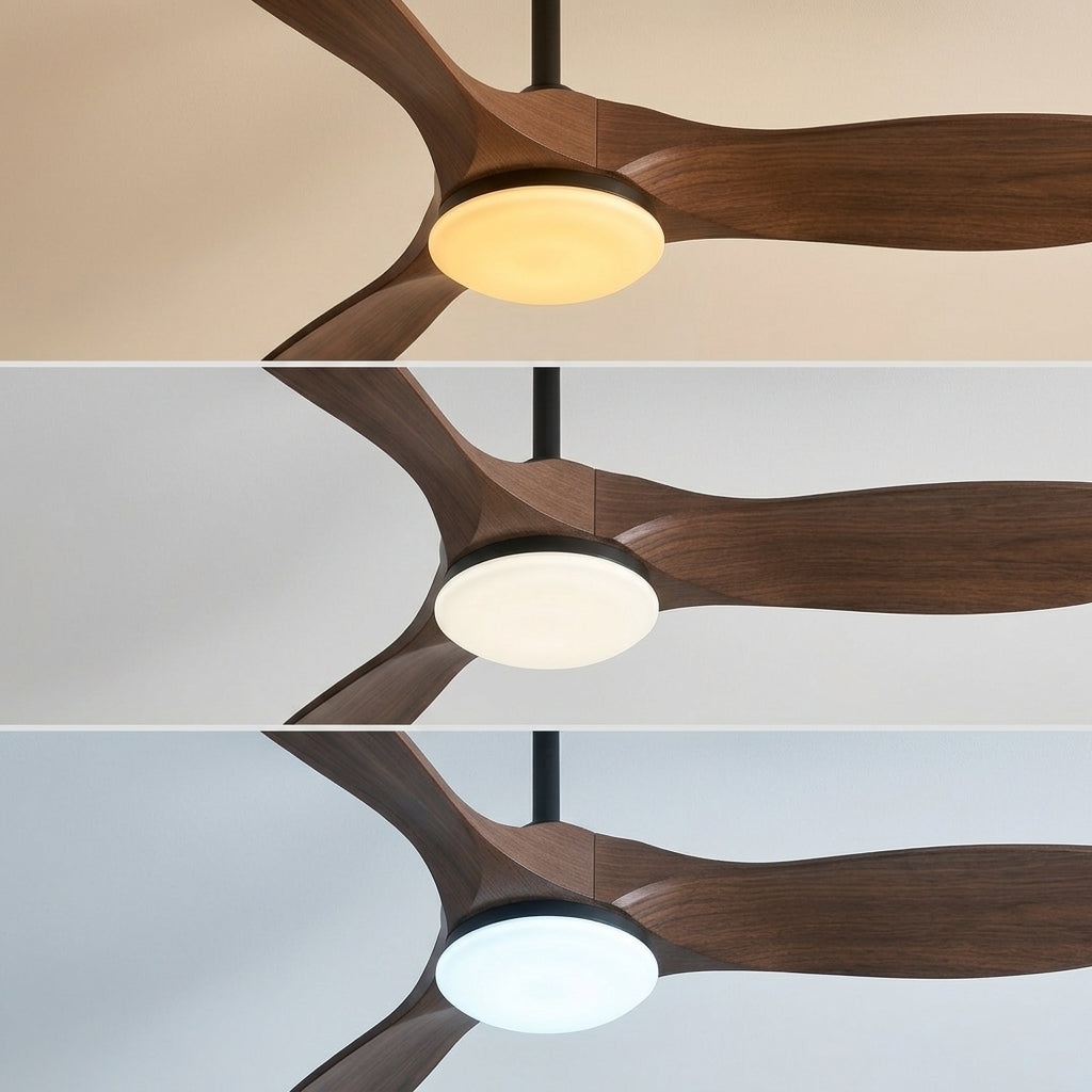 Eolia Air — Ventilateur de plafond en bois, silencieux