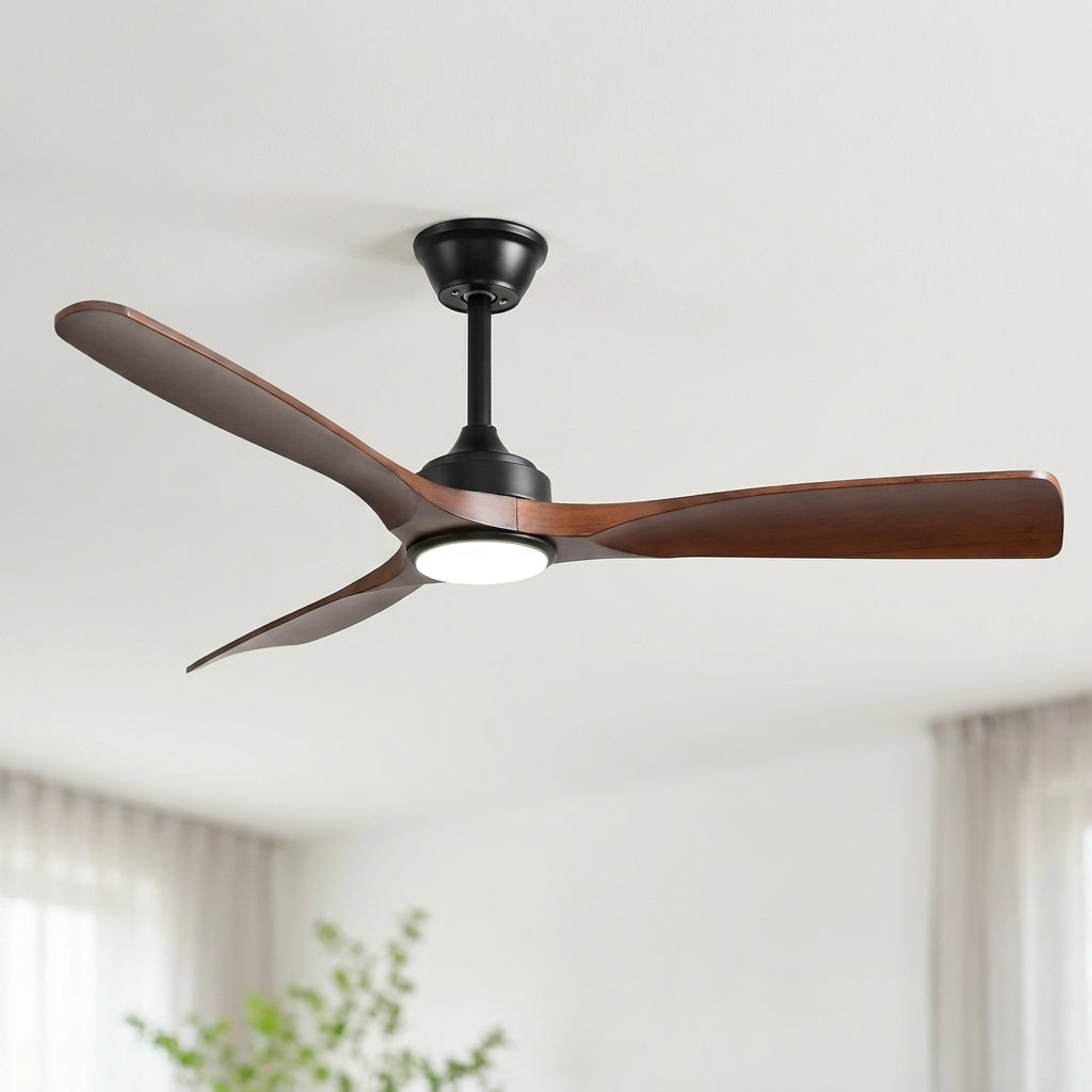 Eolia Alizé — Ventilateur de plafond en bois, silencieux