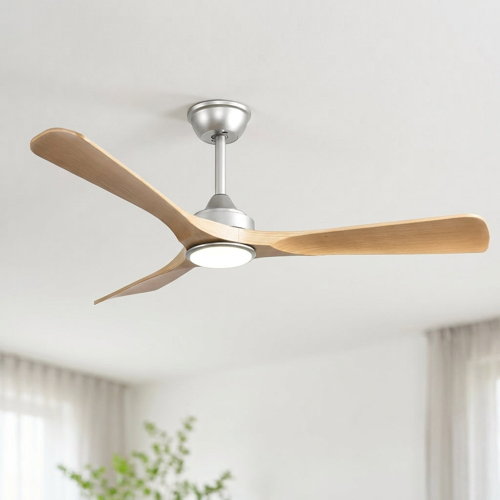 Eolia Alizé — Ventilateur de plafond en bois, silencieux