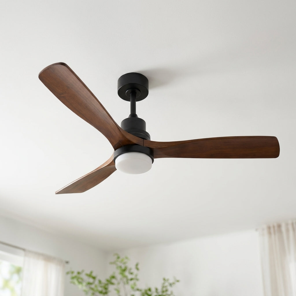 Eolia Borée — Ventilateur de plafond en bois, silencieux