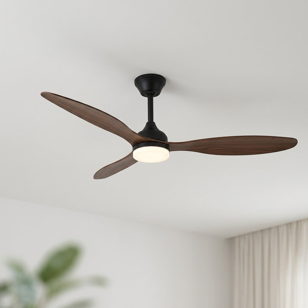 Eolia Levante — Ventilateur de plafond en bois, silencieux