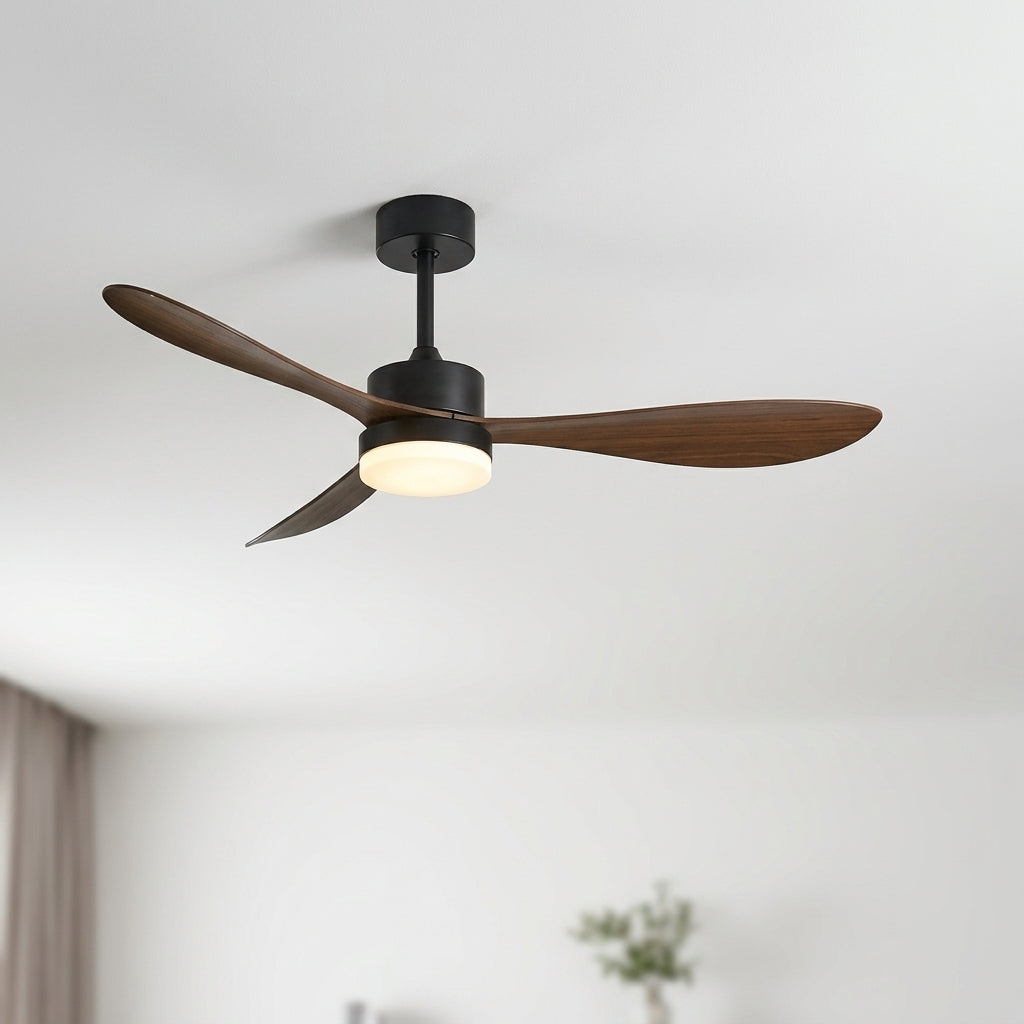 Eolia Nord — Ventilateur de plafond en bois, silencieux