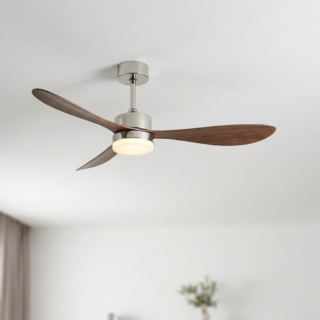 Eolia Nord — Ventilateur de plafond en bois, silencieux