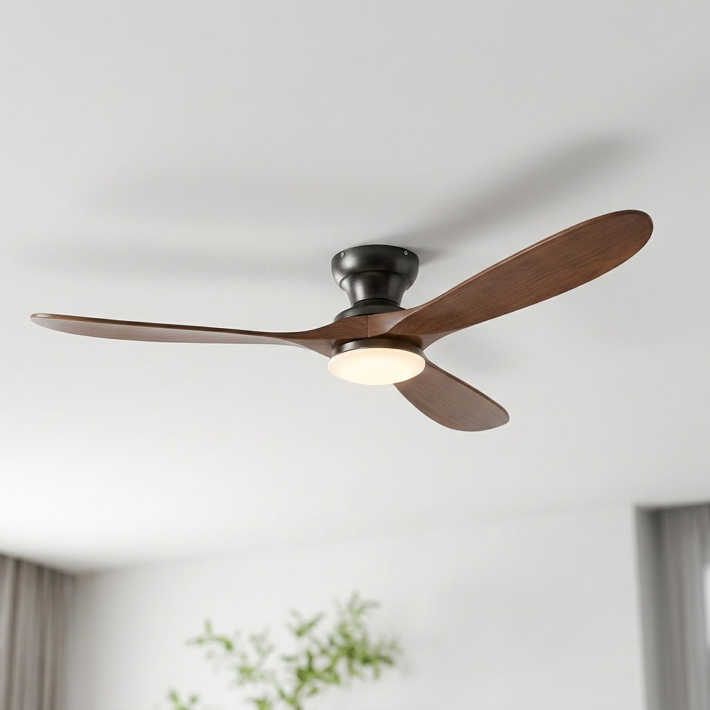 Eolia Sonora — Ventilateur de plafond en bois, silencieux