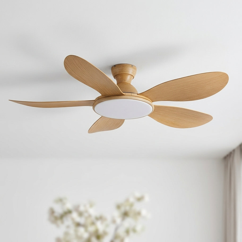 Eolia Formentera— Ventilateur de plafond en bois, silencieux