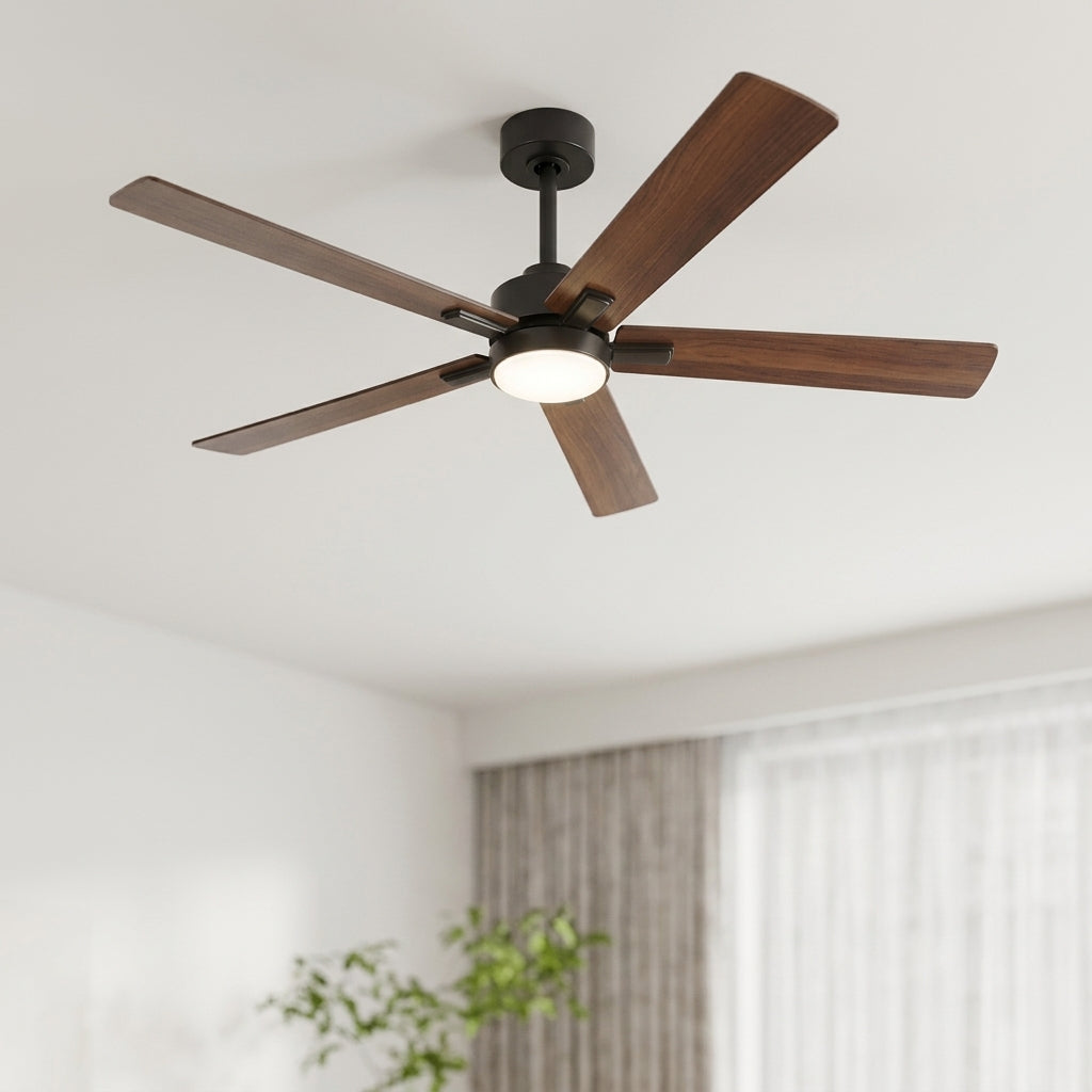 Eolia Pampero — Ventilateur de plafond en bois, silencieux