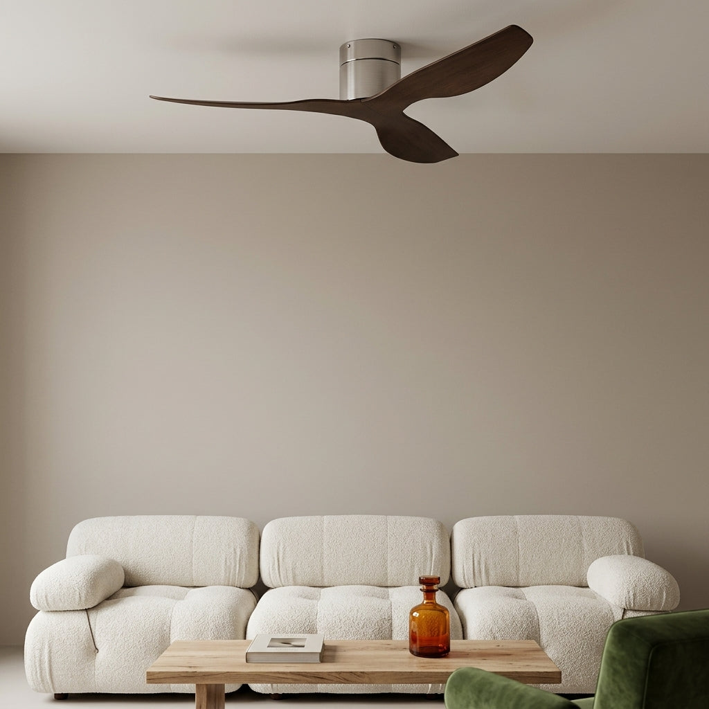 Eolia Stromboli — Ventilateur de plafond en bois, silencieux