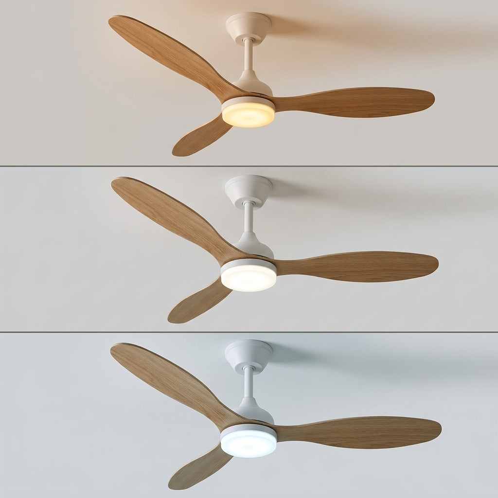 Eolia Levante — Ventilateur de plafond en bois, silencieux