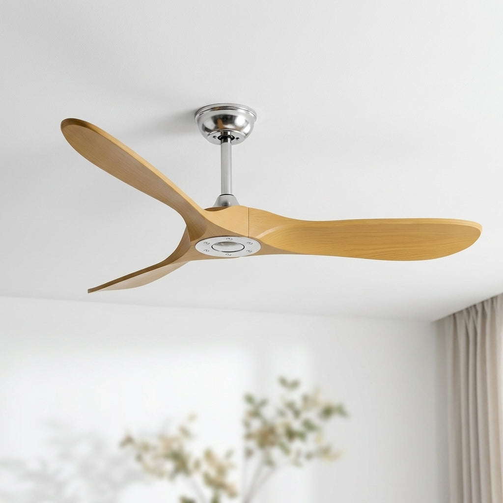 Eolia Air sans lumière — Ventilateur de plafond en bois, silencieux