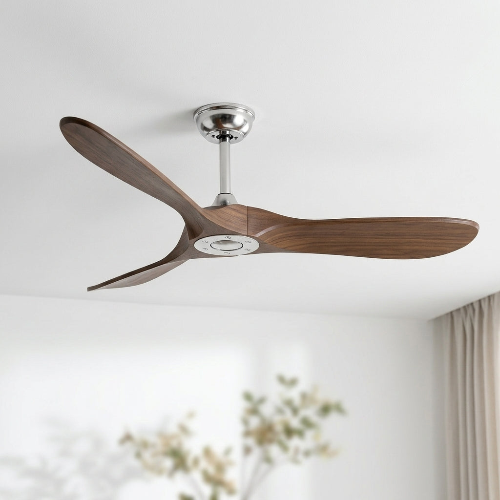 Eolia Air sans lumière — Ventilateur de plafond en bois, silencieux