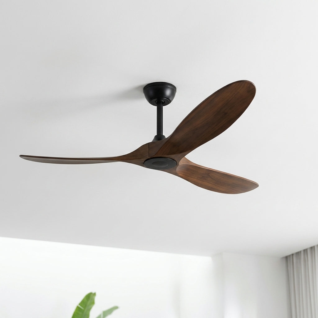 Eolia Air sans lumière — Ventilateur de plafond en bois, silencieux