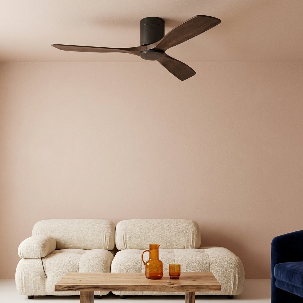 Eolia Lipari — Ventilateur de plafond en bois, silencieux