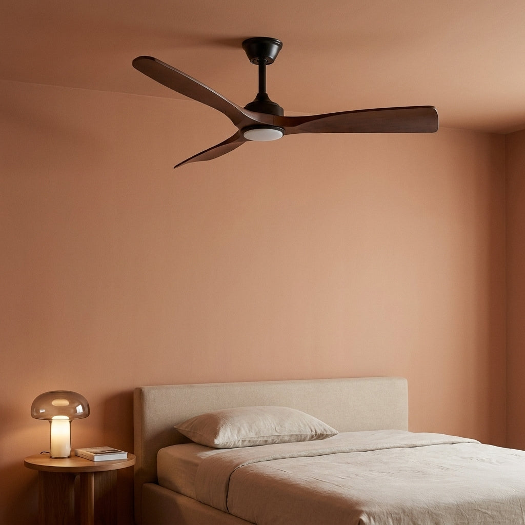 Eolia Alizé — Ventilateur de plafond en bois, silencieux